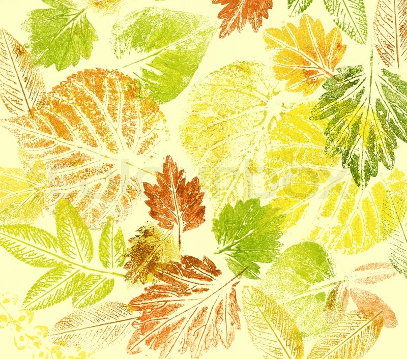 800x706 Abstract Background, Watercolor Leaves, Hand Painted On A Paper - Watercolor Leaf Painting