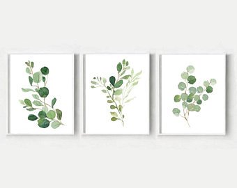 340x270 Leaf Print Etsy - Watercolor Leaf Prints