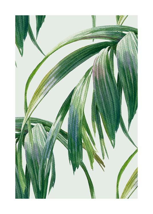 536x750 Watercolor Leaves Poster - Watercolor Leaves