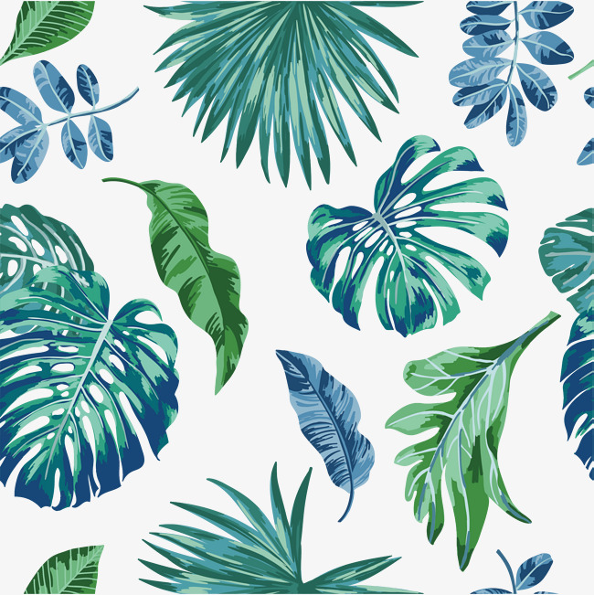 650x651 Watercolor Painted Green Leaf Vector, Watercolor Painting, Green - Watercolor Leaves Vector