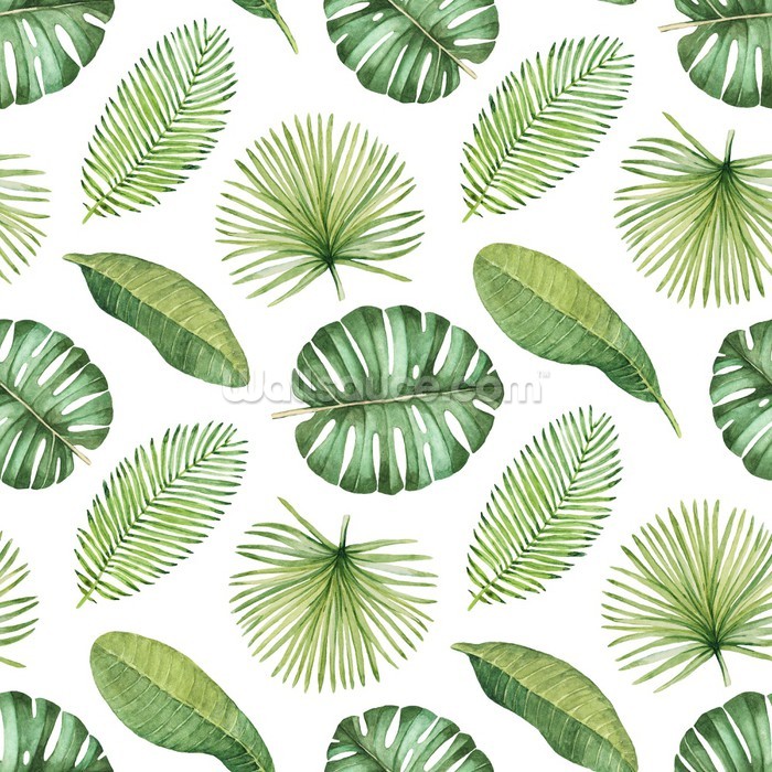 700x700 Leaves Wallpaper - Watercolor Leaves Wallpaper