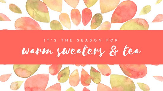 550x309 Watercolor Leaves Autumn Wallpaper - Watercolor Leaves Wallpaper