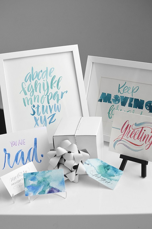 640x967 Tutorial Lettering With Watercolors - Watercolor Lettering