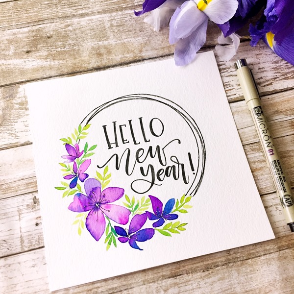 600x600 Watercolor Brush Lettering Workshop - Watercolor Lettering