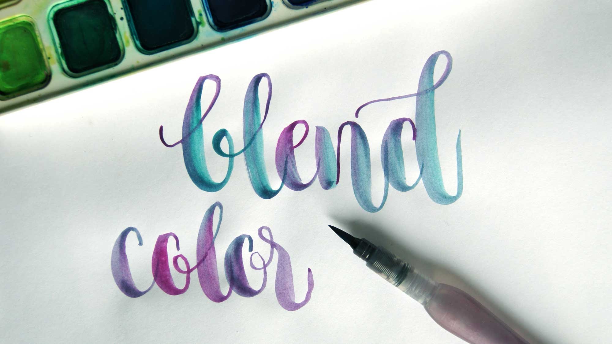 2000x1125 Watercolor Lettering - Watercolor Lettering