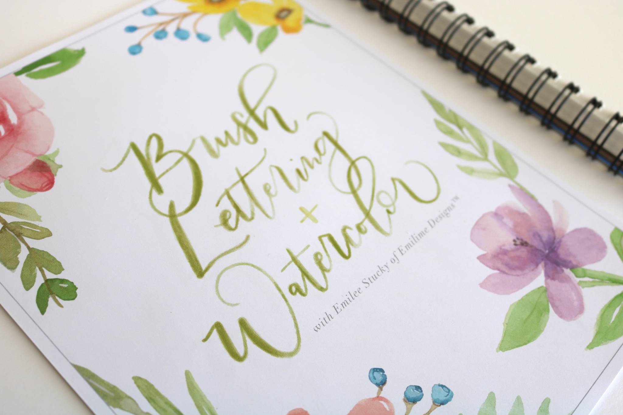 Watercolor Lettering at PaintingValley.com | Explore collection of ...