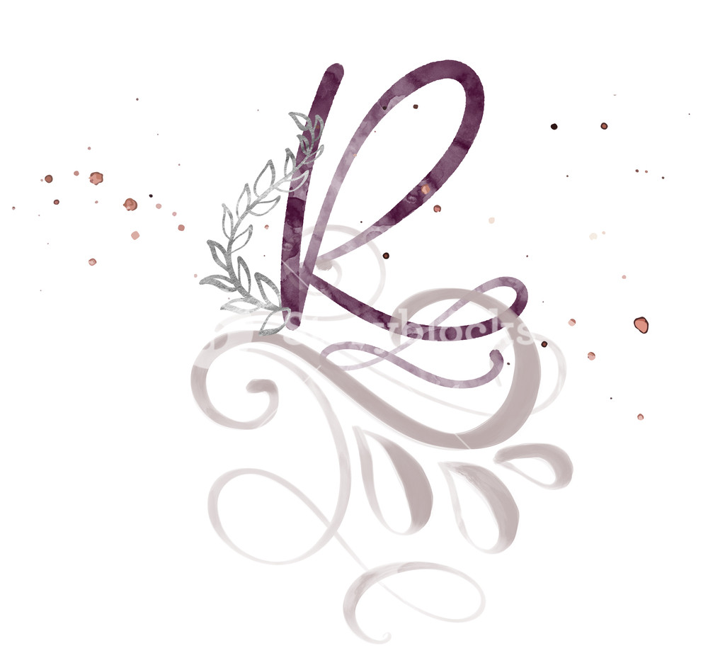 1000x939 Hand Drawn Calligraphy Letter R. Watercolor Script Font. Isolated - Watercolor Lettering Font