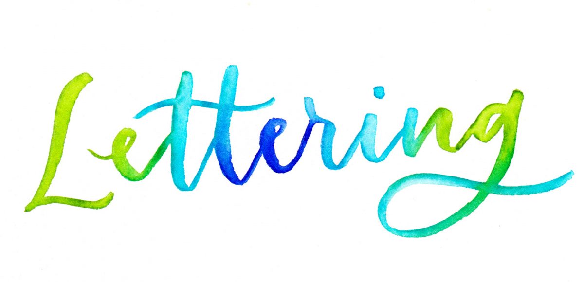 1200x580 3 Easy Watercolor Lettering Effects Using Brush Pens - Watercolor Lettering Font