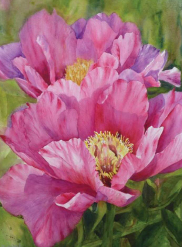 600x817 Claudia Calla Lily In Watercolor, Step By Step - Watercolor Lily