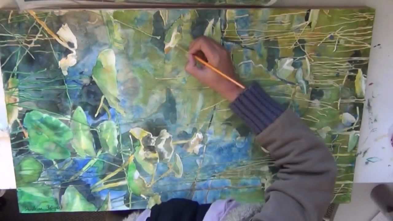 1280x720 How To Paint Lilypads With Watercolor, One Mile Lake Tutorial - Watercolor Lily Pads