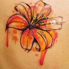 236x236 12 Best Watercolor Tattoo Designs For The Week Tattoo Ideas - Watercolor Lily Tattoo
