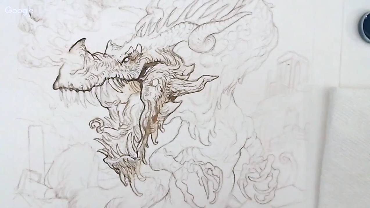 1274x718 Working With Watercolors With Justin Gerard Muddy Colors - Watercolor Line Art