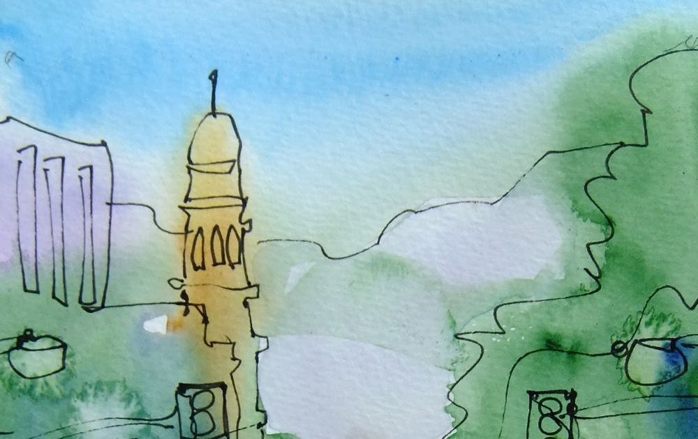 1000x630 Nora Macphail - Watercolor Line Drawing