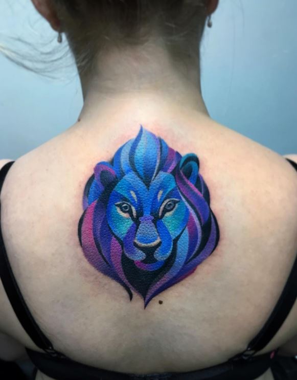 581x743 Watercolor Lion Tattoo - Watercolor Lion Tattoo
