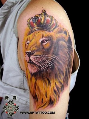 299x400 Watercolor Lion Tattoo Design On Shoulder Best Tattoo Ideas Gallery - Watercolor Lion Tattoo