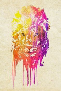 236x352 Lioness Tattoo Watercolor - Watercolor Lioness