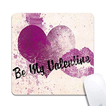 425x425 Valentine Watercolor Lip Print Heart Extended - Watercolor Lip Print