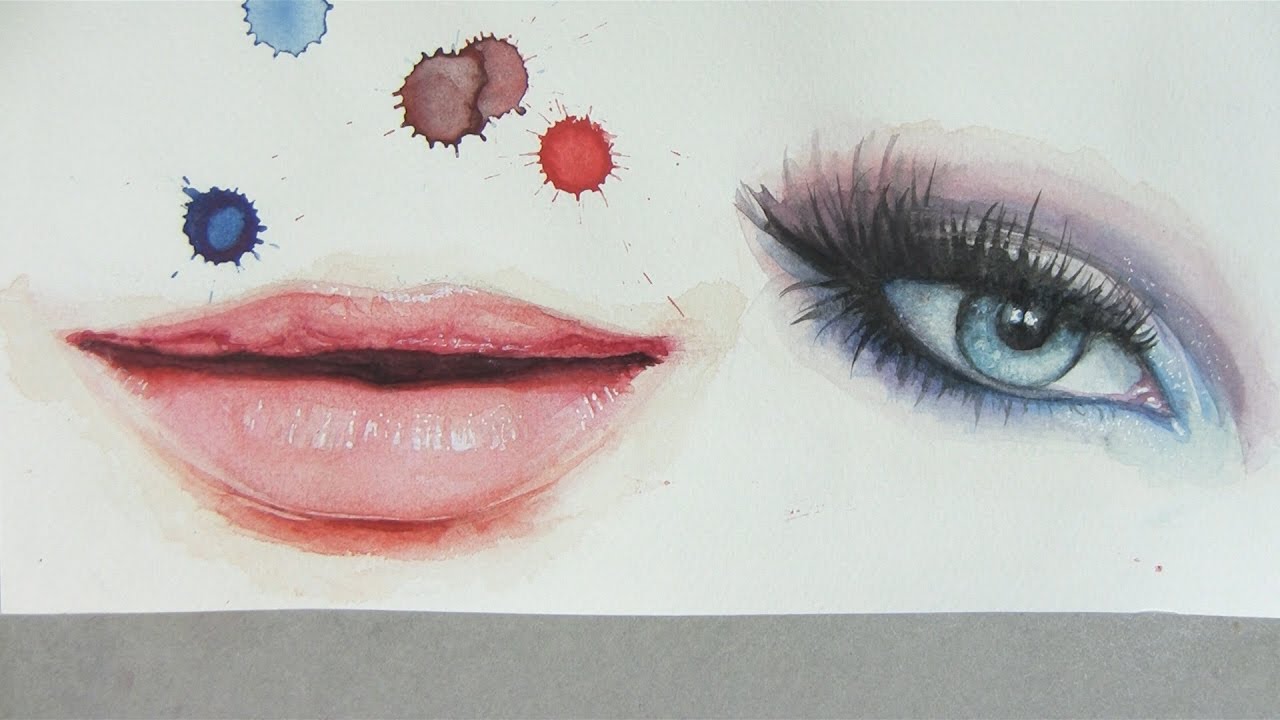 1280x720 Lips Tutorial - Watercolor Lips