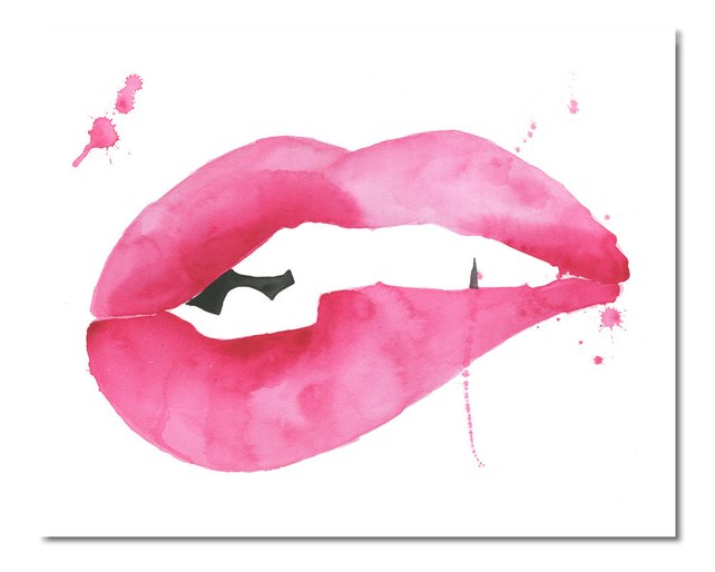 Watercolor Lips At Explore Collection Of Watercolor Lips