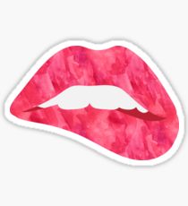 210x230 Watercolor Lips Stickers Redbubble - Watercolor Lips