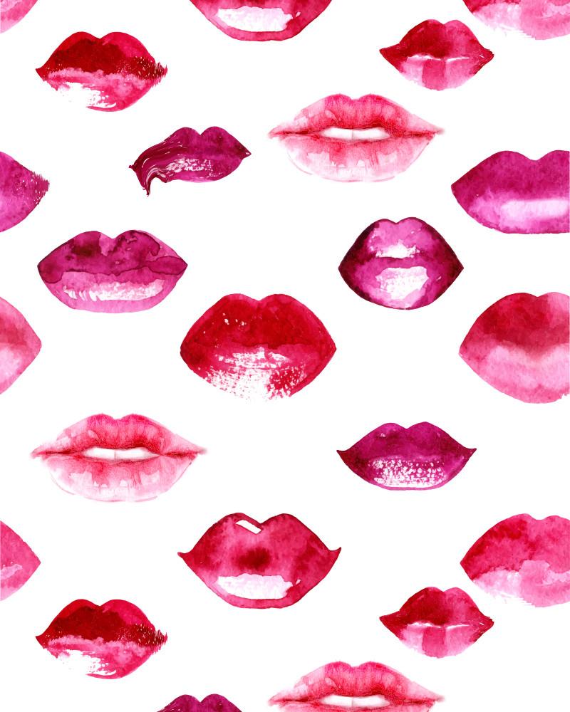 800x1000 Watercolor Lips Wallpaper - Watercolor Lips