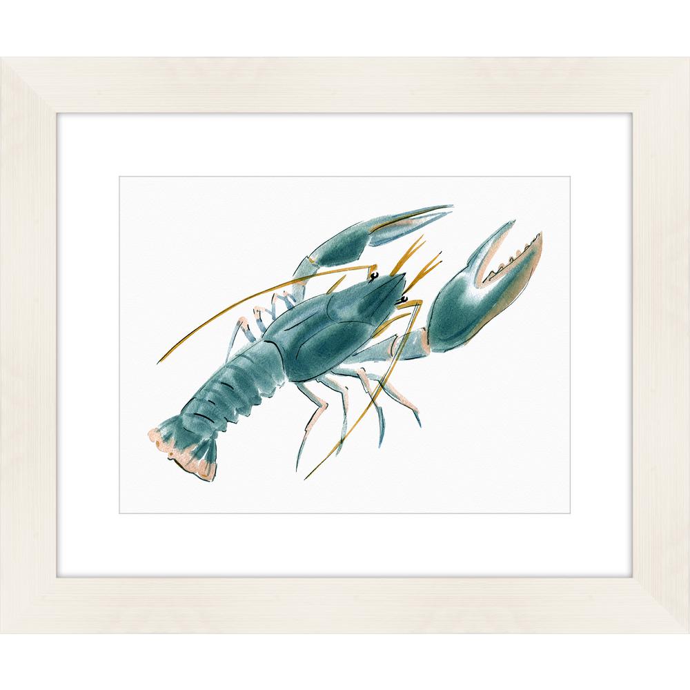 1000x1000 Melissa Van Hise 25 In. X 21 In. Watercolor Lobster Framed - Watercolor Lobster