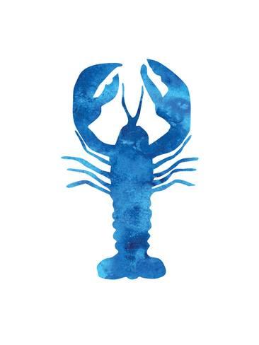 366x488 Watercolor Blue Lobster Posters By Jetty Printables - Watercolor Lobster