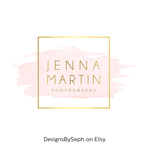 570x570 Pre Made Logo Design Amp Photo Watermark - Watercolor Logo