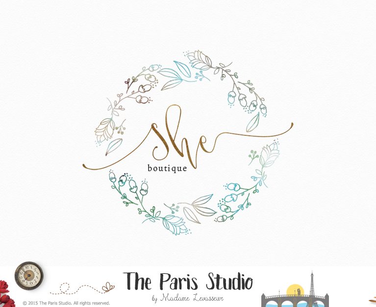 767x626 Watercolor Logo - Watercolor Logo Design