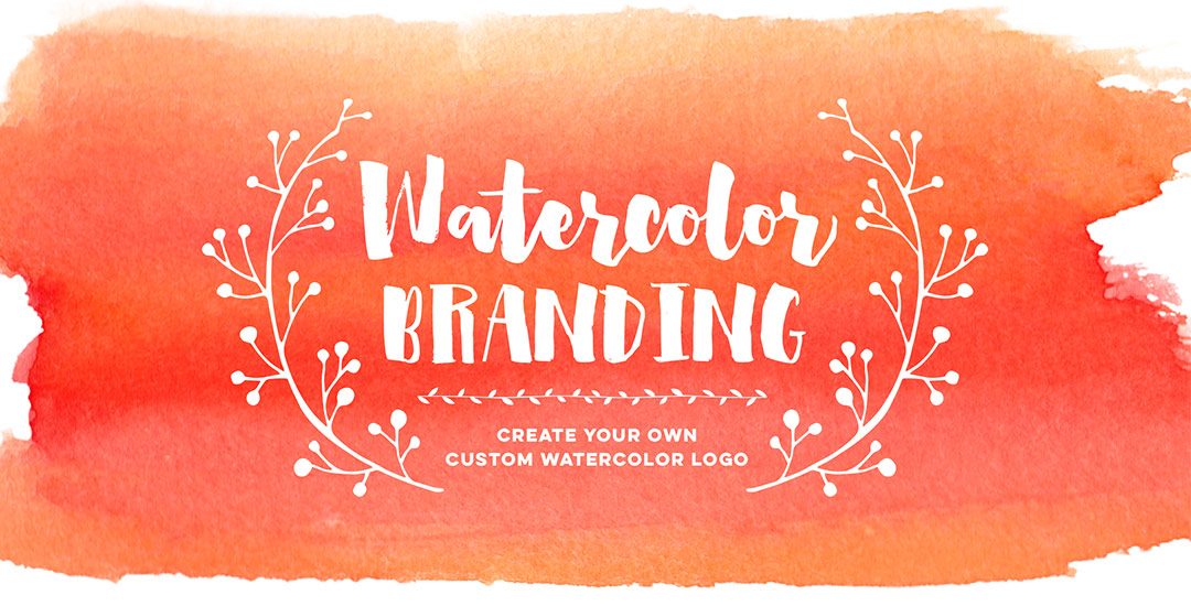 1080x550 Create Your Own Custom Watercolor Logo - Watercolor Logo Generator