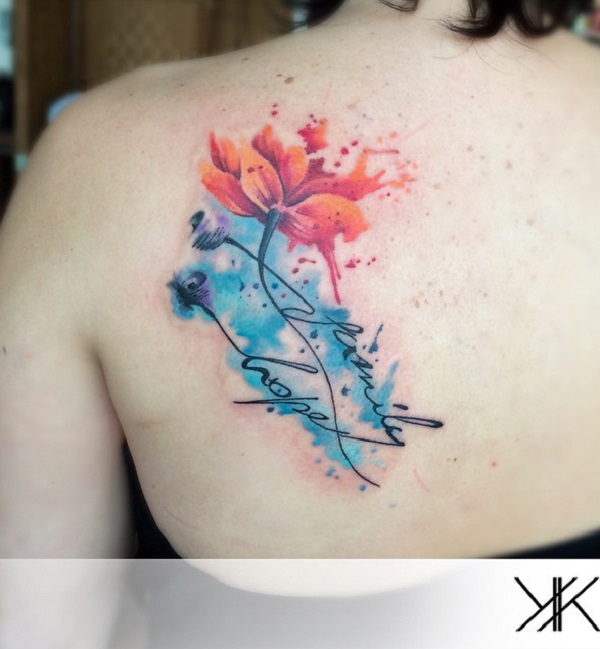 600x649 70 Elegant Lotus Tattoo Designs Art And Design - Watercolor Lotus Tattoo