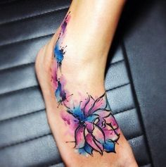 236x237 Image Result For Watercolor Lotus Tattoo Ankle Def - Watercolor Lotus Tattoo