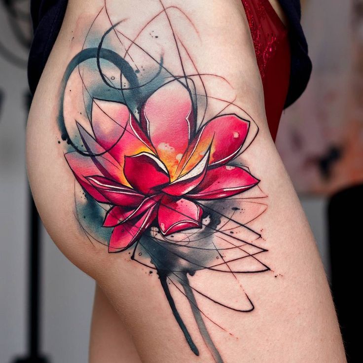 736x736 Rezultat S Izobrazhenie Za Watercolor Lotus - Watercolor Lotus Tattoo