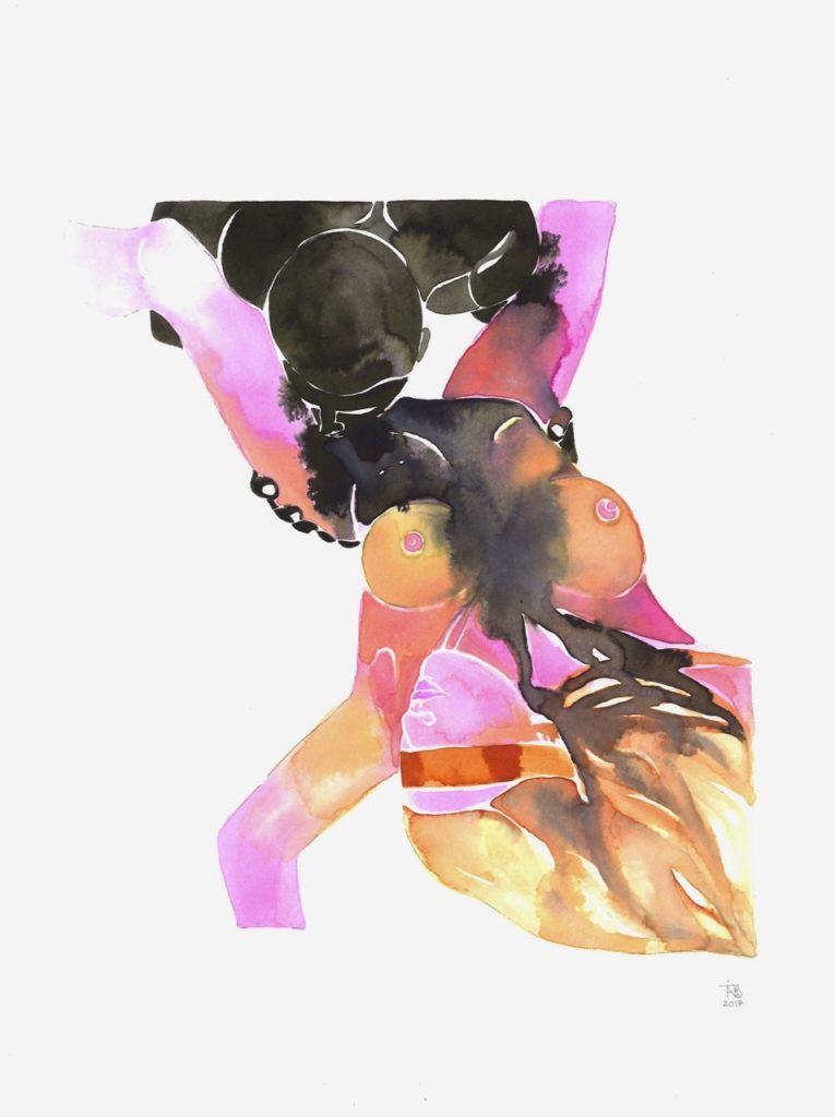 765x1024 Make Love Watercolor Series Nr. 66 - Watercolor Love