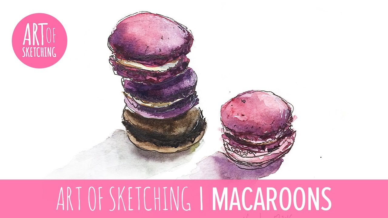 Watercolor Macaron at Explore collection of Watercolor Macaron