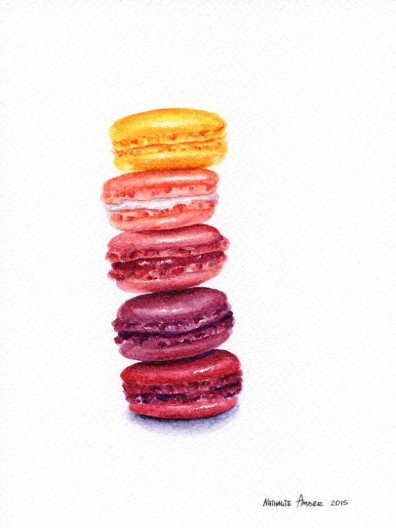 Watercolor Macaron at Explore collection of Watercolor Macaron
