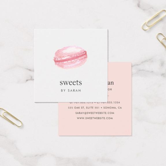 575x575 Watercolor Macaron Square Black Order - Watercolor Macaron