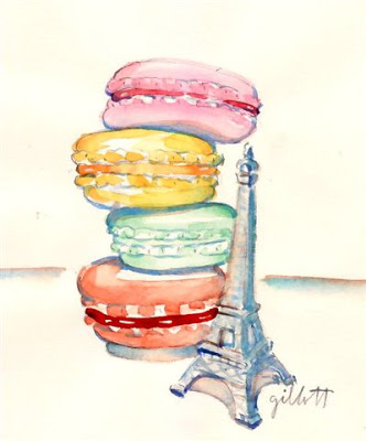 332x400 Paris Breakfasts Macaron 2 Do List - Watercolor Macaron