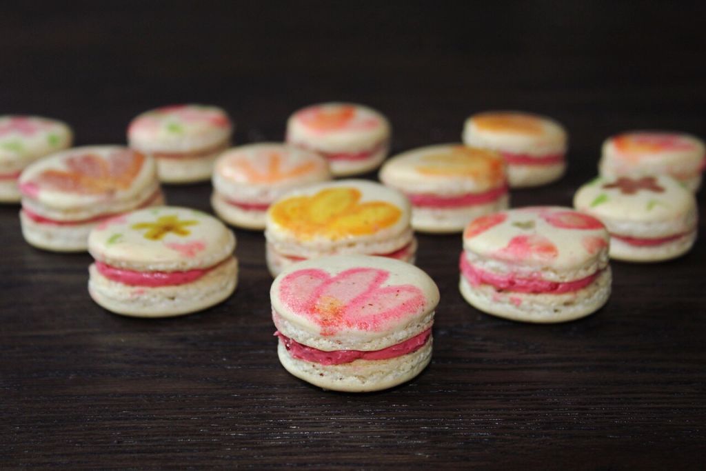 1024x683 Floral Watercolor French Macarons 9 Steps (With Pictures) - Watercolor Macaron