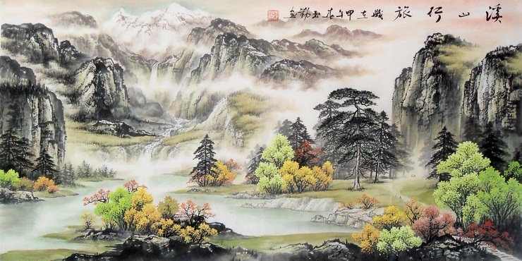 740x370 Chinese Landscape Painting Techniques For Watercolor Free Download - Watercolor Magazine Free Download