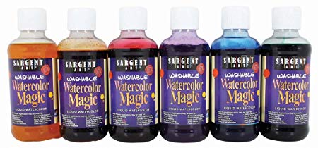 450x210 Sargent Art 22 6006 6 Count 8 Ounce Watercolor Magic Set - Watercolor Magic