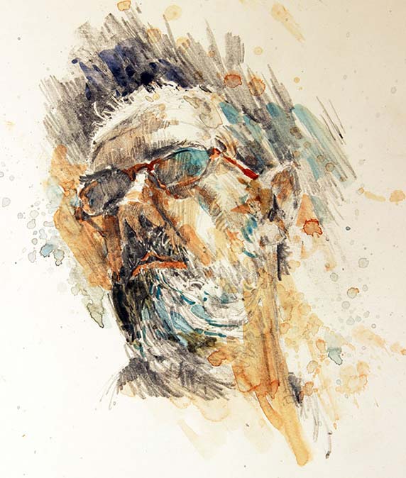572x674 The Watercolor Teacher - Watercolor Man