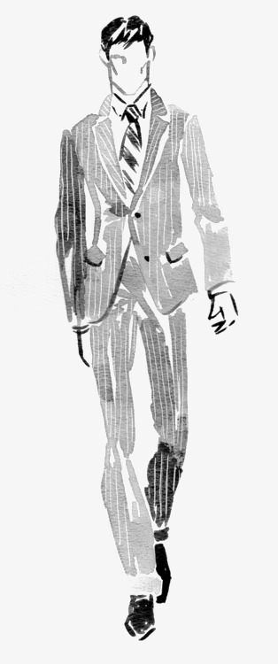 314x750 Watercolor Suit, Watercolor Clipart, Drawing Men, Suit Png Image - Watercolor Man