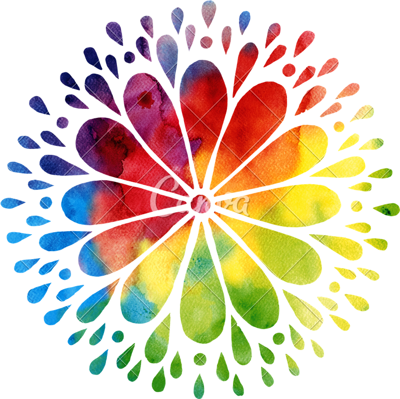 800x799 Watercolor Mandala - Watercolor Mandala