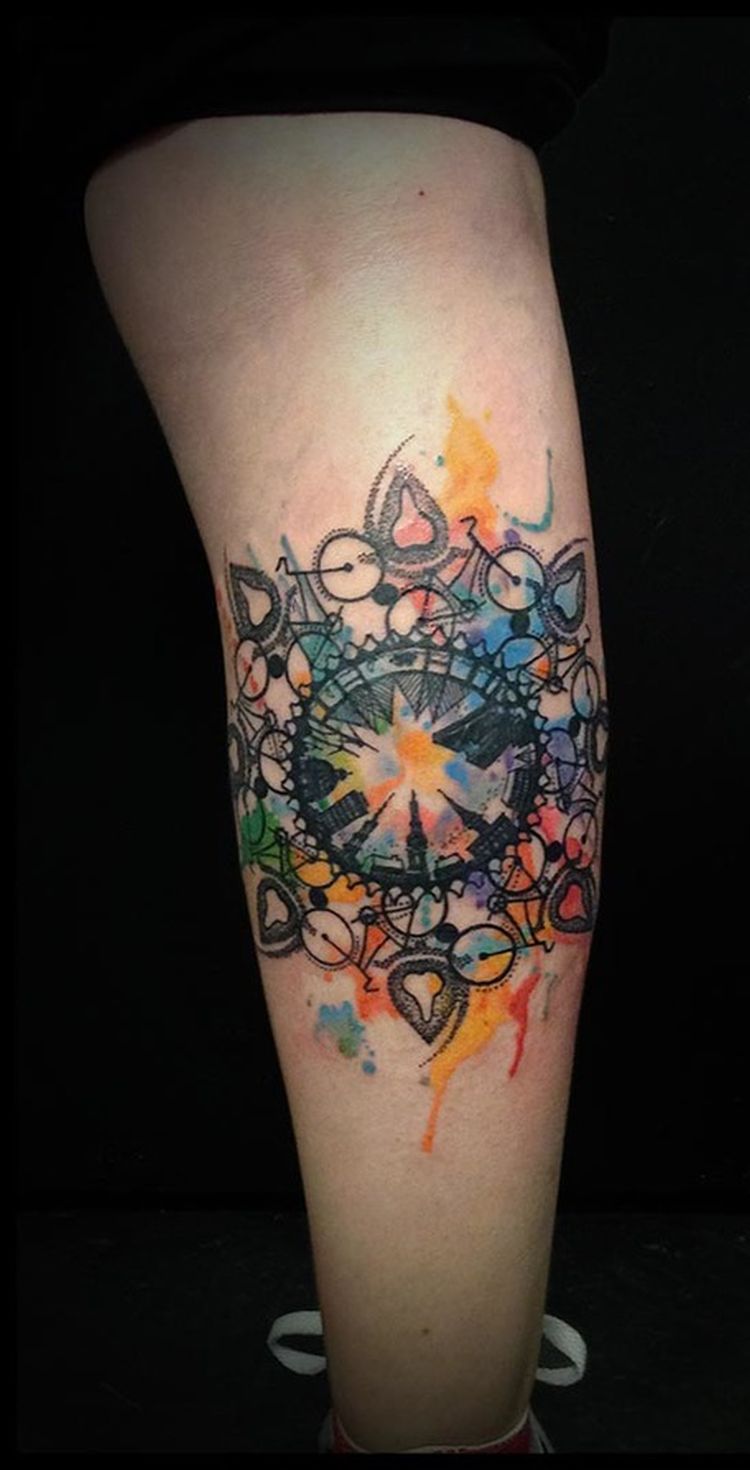 750x1470 Watercolor Mandala Aygul Tattoo 2 - Watercolor Mandala
