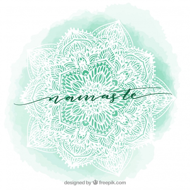 626x626 Watercolor Mandala Background Vector Free Download - Watercolor Mandala