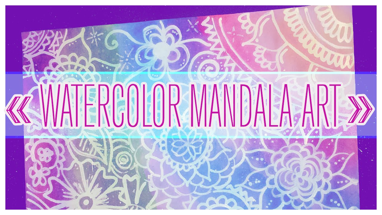 1280x720 Watercolor Mandala Taty Art - Watercolor Mandala Art