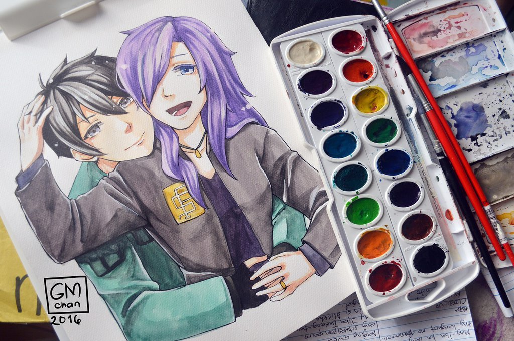 1024x680 Watercolor Speedpaint - Watercolor Manga