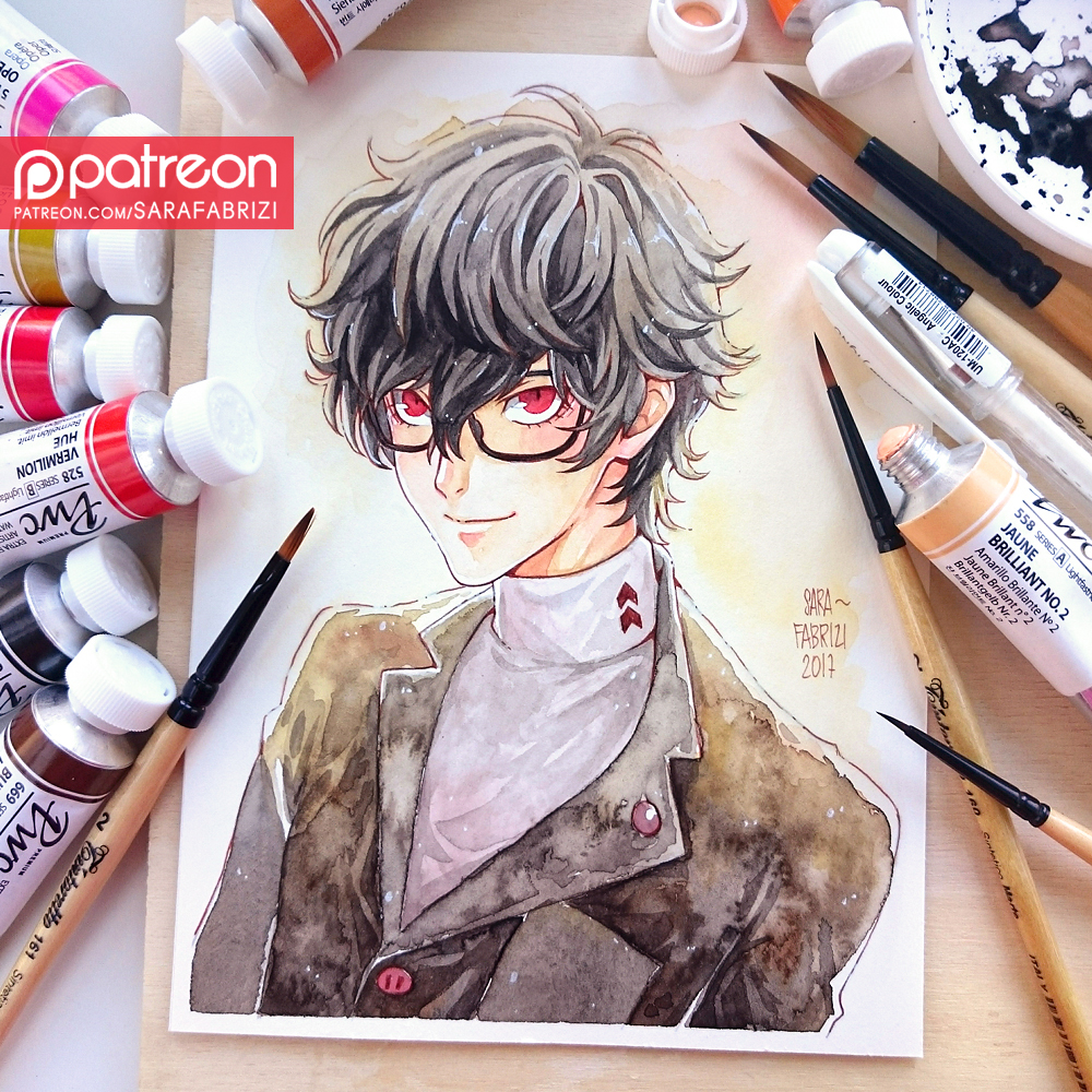 1000x1000 Watercolor Sara Fabrizi - Watercolor Manga