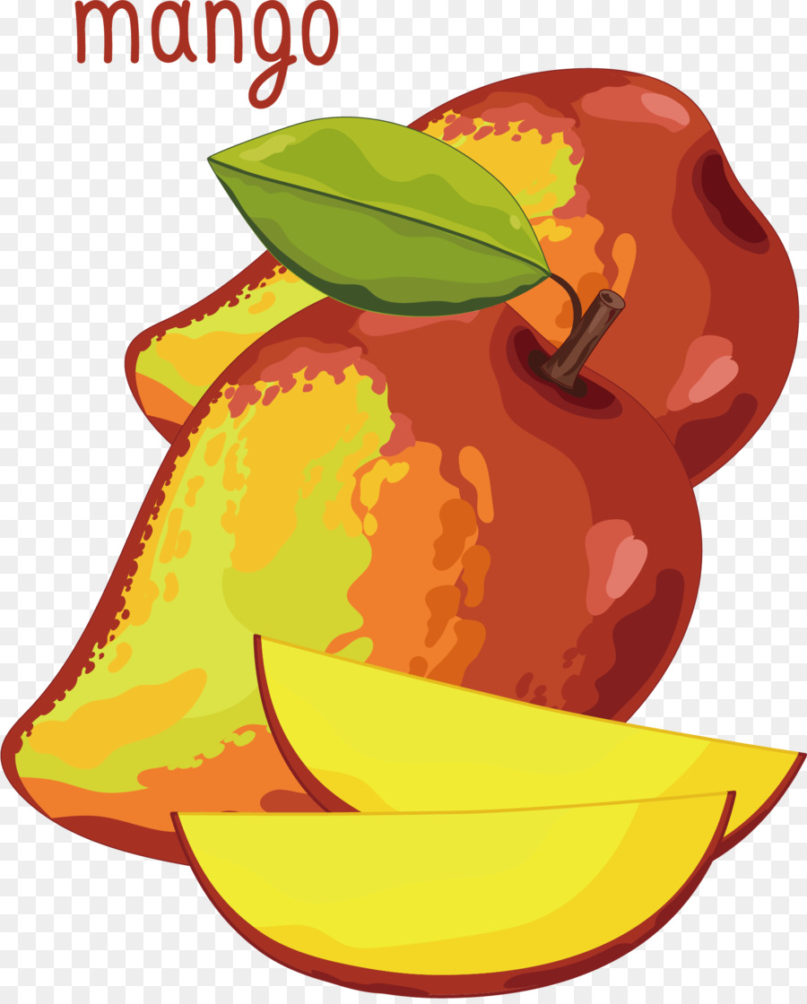 900x1120 Fruit - Watercolor Mango